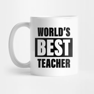 Worlds Best Teacher Counselor School Therapy Funny Education Lucky Substitute First Grade Elementary Mug